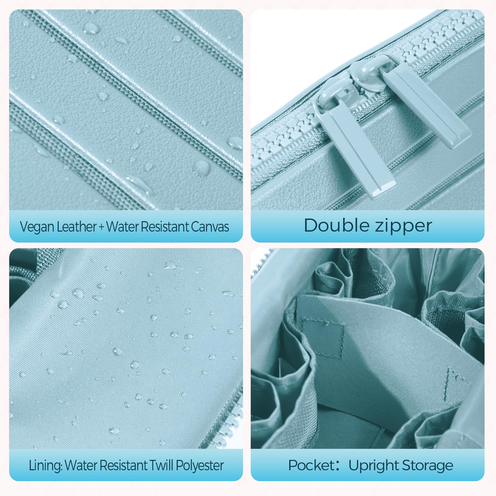 Generic lifestyle image on bathroom vanity showing convenient daily use
