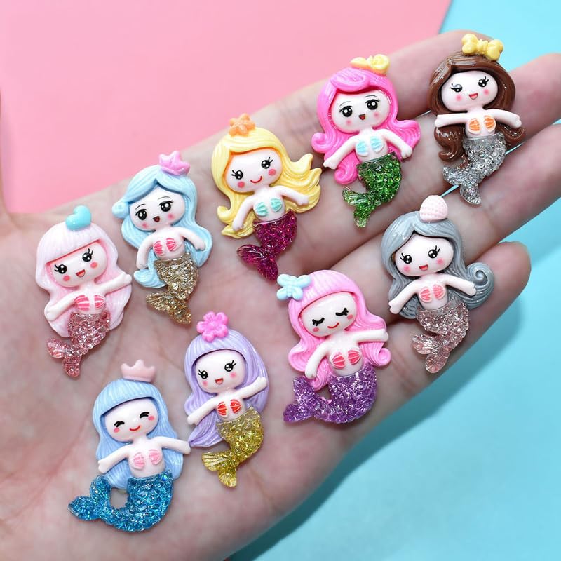 Generic child holding revealed mermaid toy from bath bomb promoting surprise play