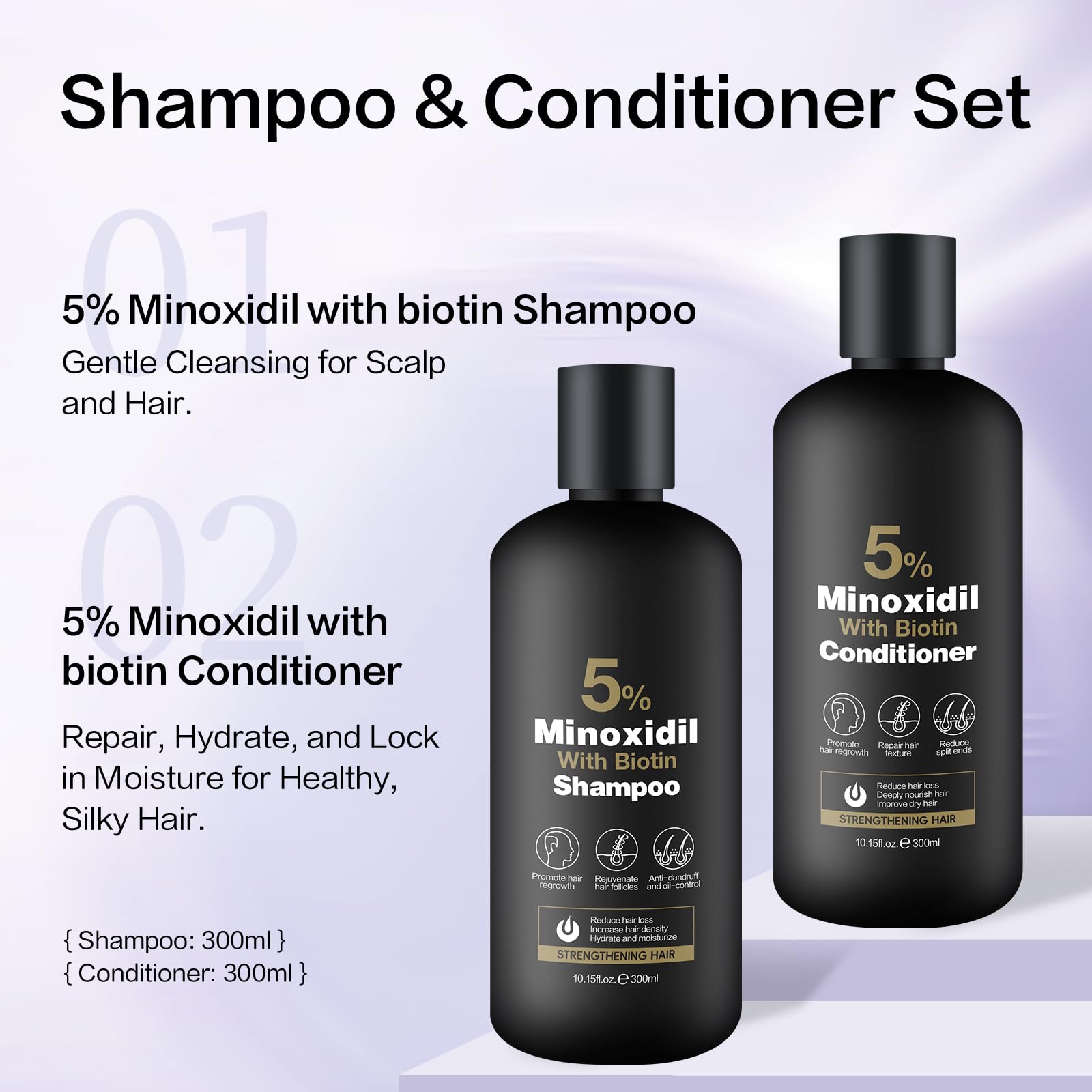 Generic minoxidil conditioner cream poured to show smoothing and hydration