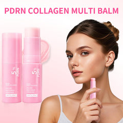Generic PDRN stick open to show solid balm texture and easy, mess-free application benefit