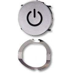 Generic power button close-up on Braun Series 9 showing fit and smooth operation benefit