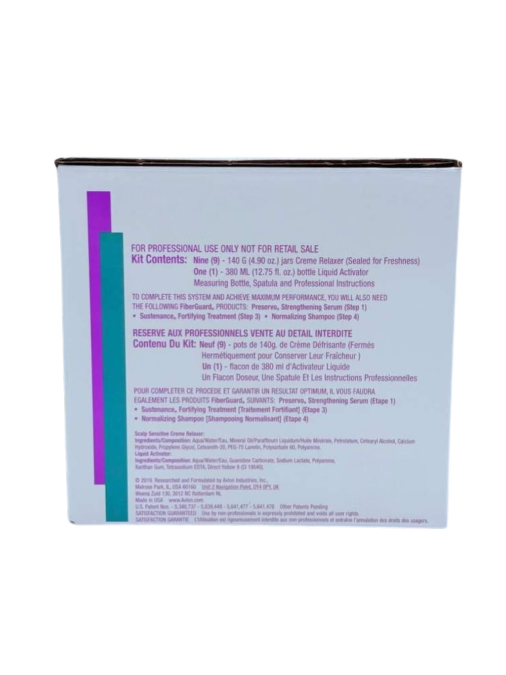 Generic salon application of relaxer demonstrating gentle scalp comfort