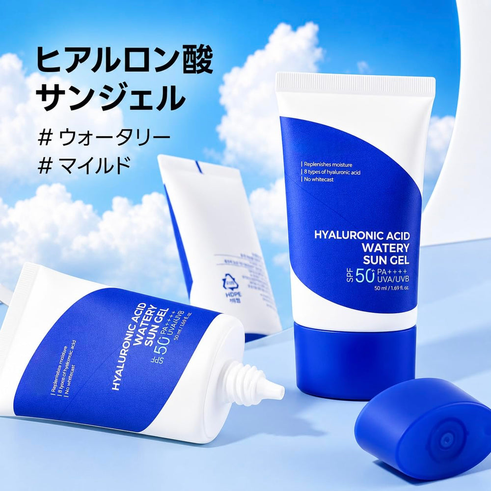 Generic brand gel texture close-up highlighting lightweight hydration benefit