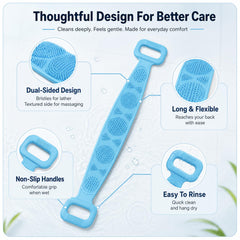 Generic textured massage surface delivering deeper exfoliation and stimulation
