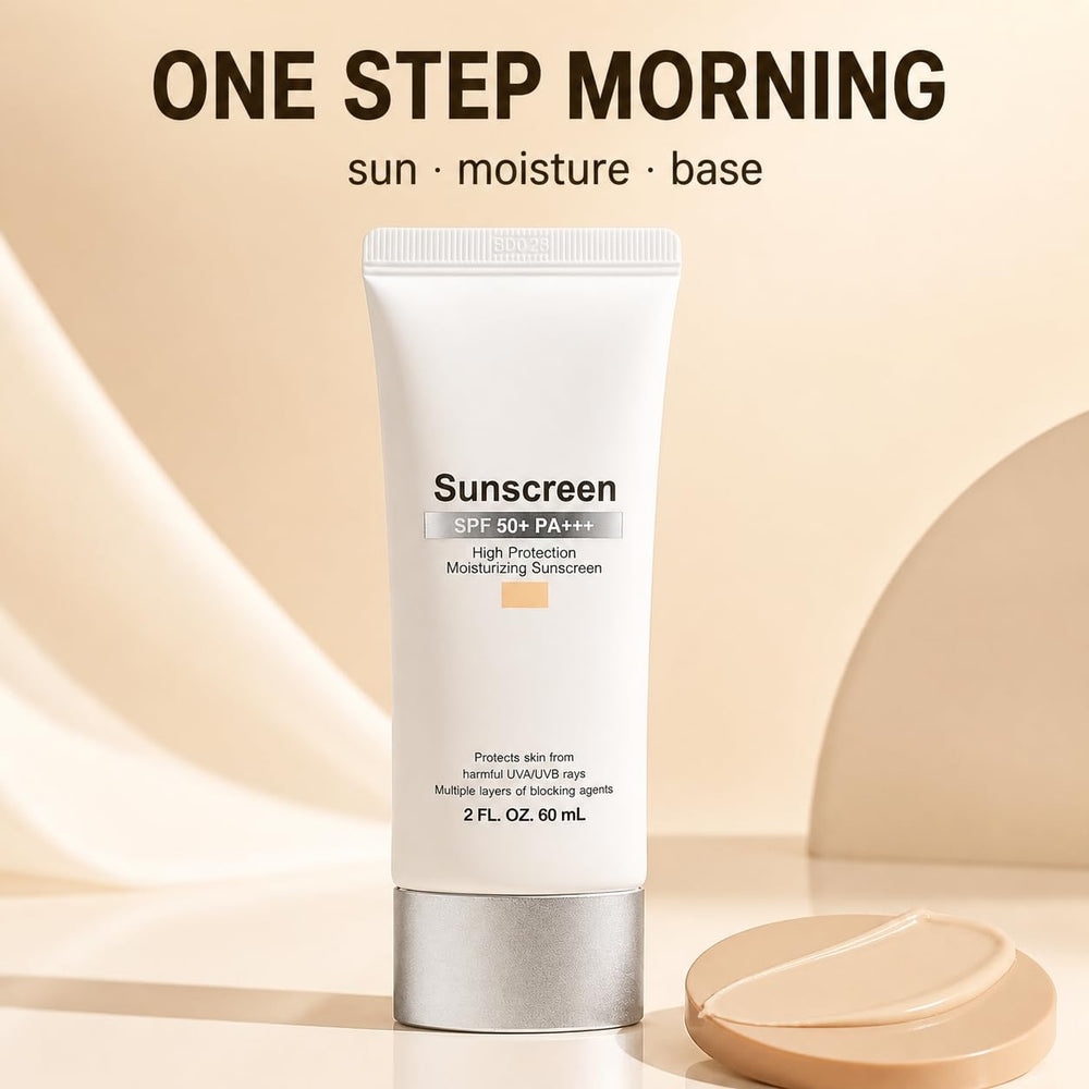 Generic label close-up highlighting SPF 50+ PA+++ information for clarity benefit