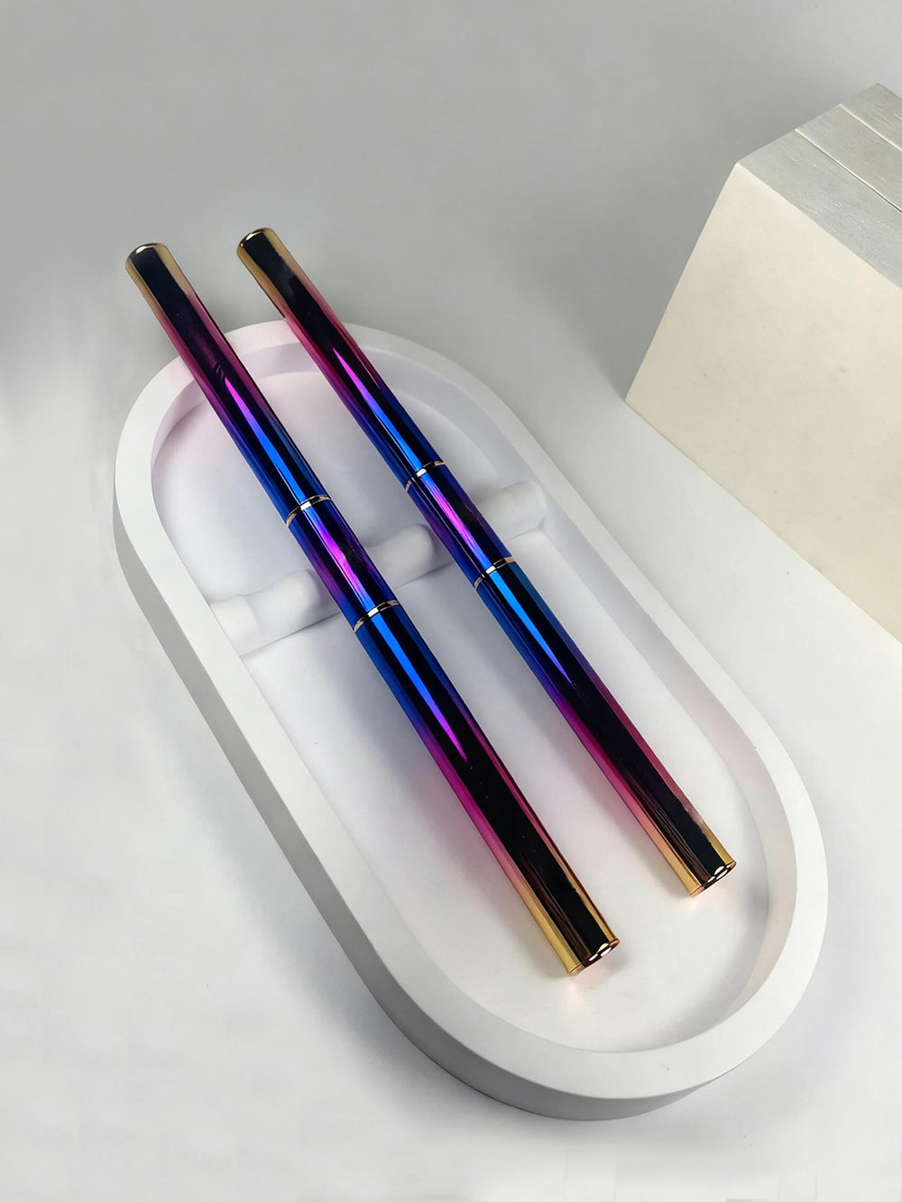 Generic brand tray used as jewelry dish on vanity showing versatile decor and storage benefit