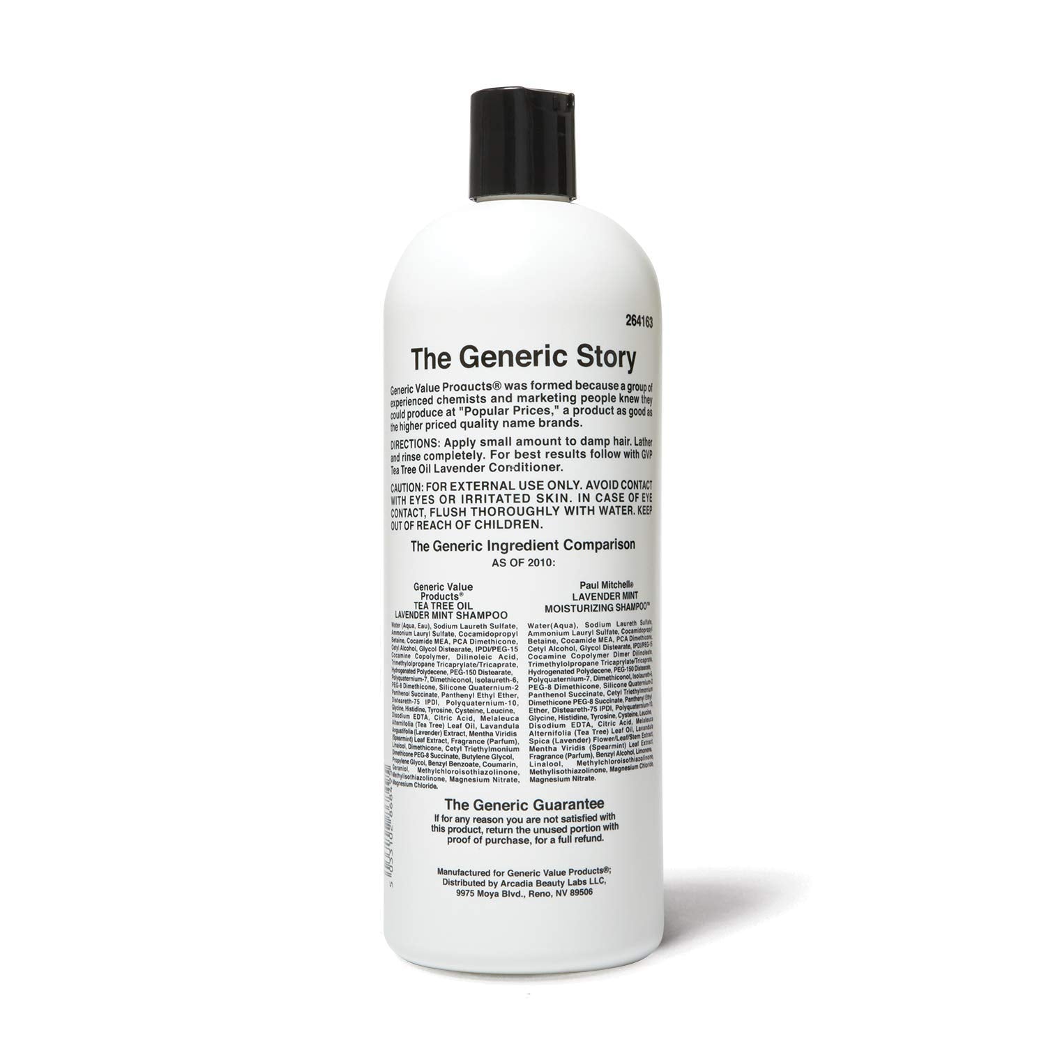 Generic Value Products rich lather close-up illustrating nourishing hydration
