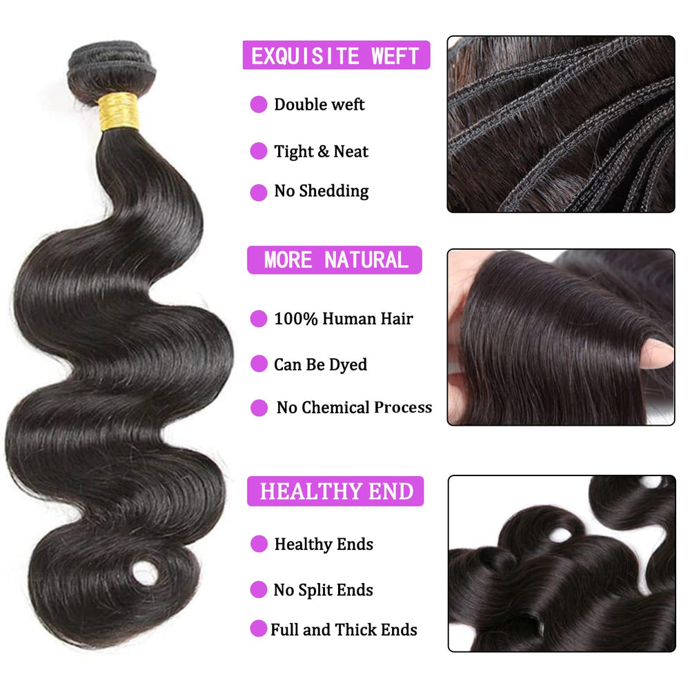 GENEROUS 4x4 lace closure detail showing natural parting and realistic scalp blend