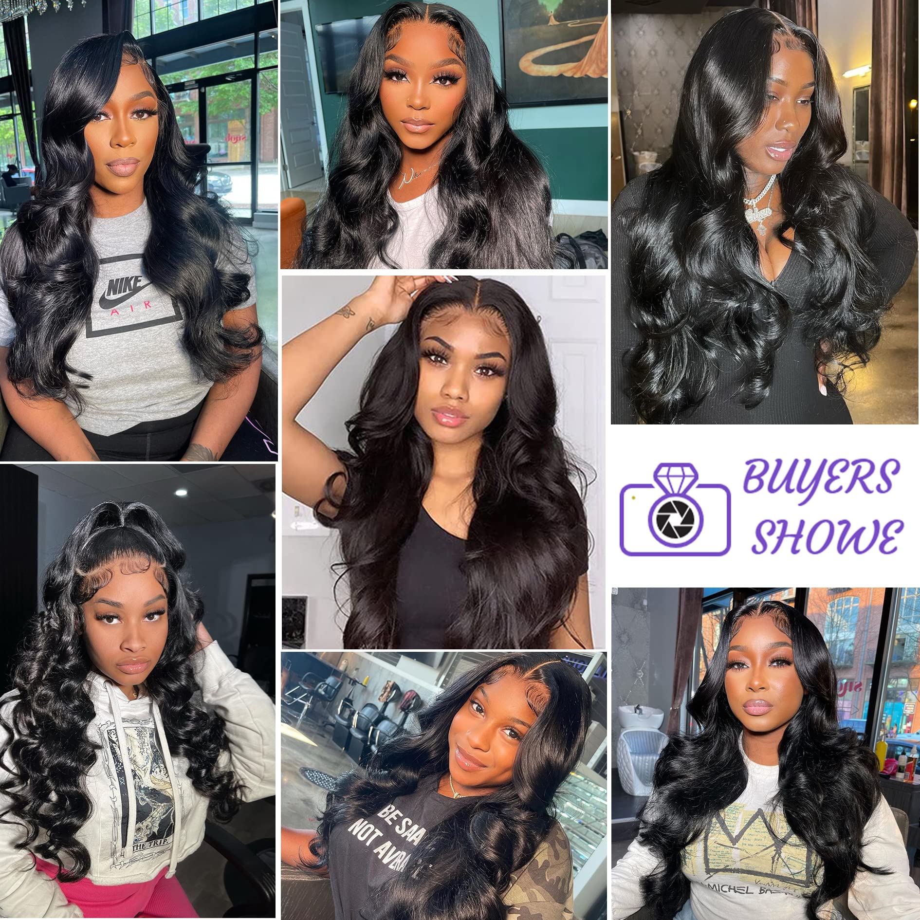 GENEROUS packaged set of three bundles and closure emphasizing full-head coverage