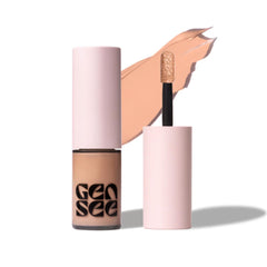Gen See front packaging showing linen cream bottle and label for clean, matte look