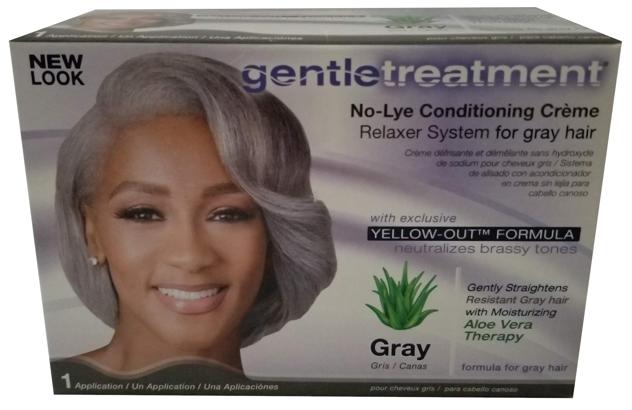 Gentle Treatment front packaging showing kit components and easy application benefit