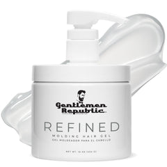 Gentlemen Republic front packaging 16oz showing product benefits and pump