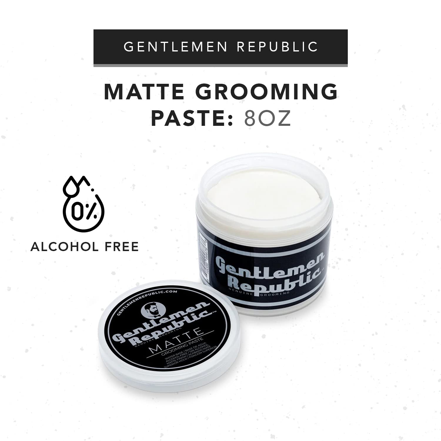 Gentlemen Republic styled short haircut showing natural matte finish and texture