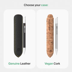 GERMANIKURE leather sleeve protecting glass tool and preventing tip damage