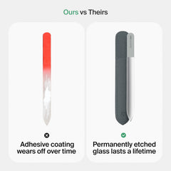 GERMANIKURE close-up of pointed tip for detailed cuticle and sidewall precision