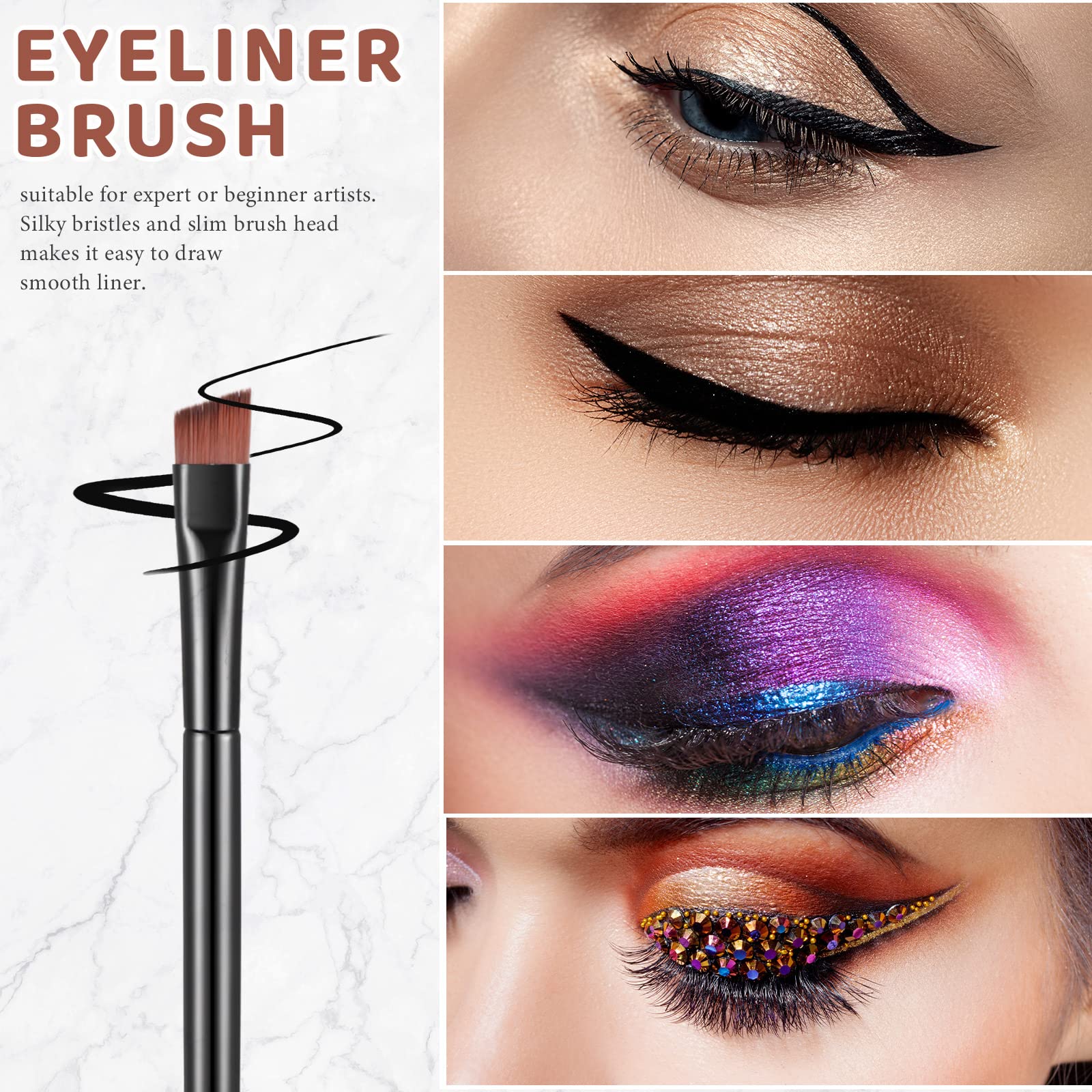 Gerrii brush held in hand to show 10 cm length for comfortable control