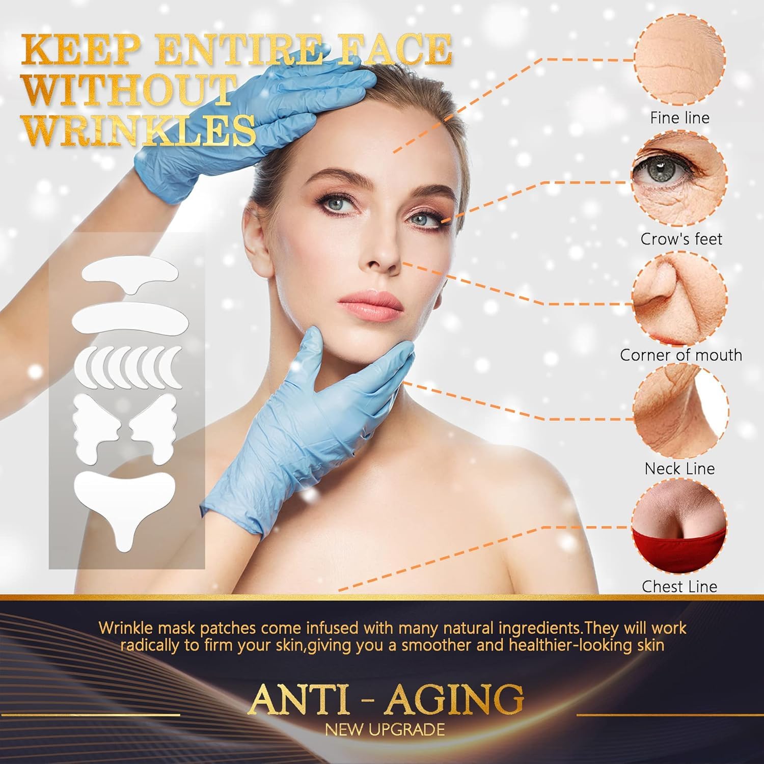 GETPUNA forehead pad close-up showing silicone texture and comfortable contouring benefit