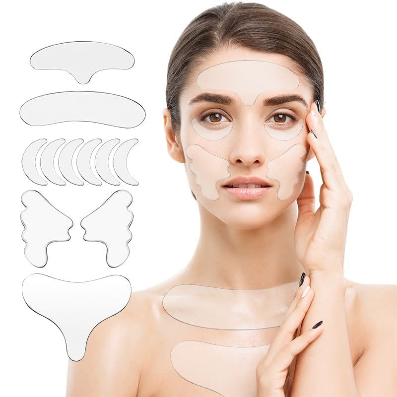 GETPUNA front packaging showing the complete 11-piece silicone pad set for targeted smoothing