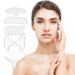 GETPUNA front packaging showing the complete 11-piece silicone pad set for targeted smoothing