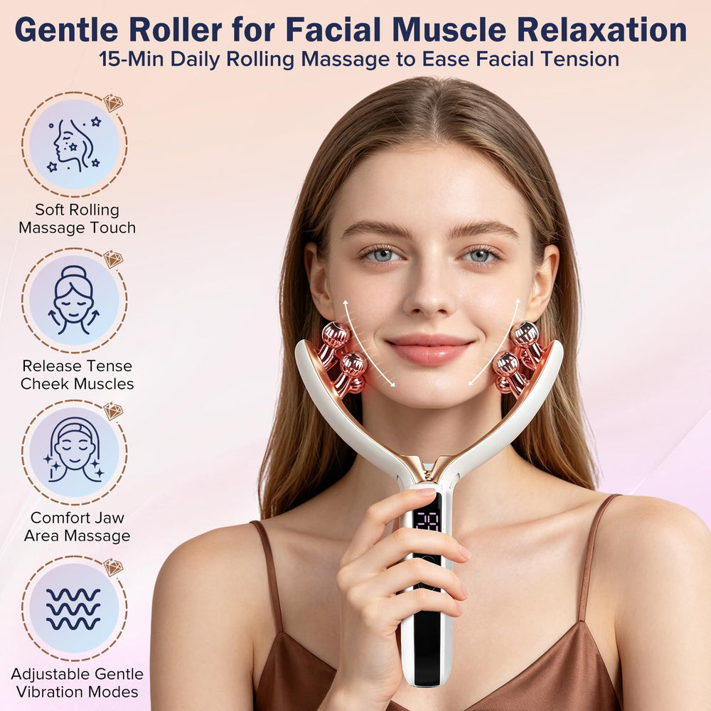 Getwal massager held in hand demonstrating lightweight travel-friendly size