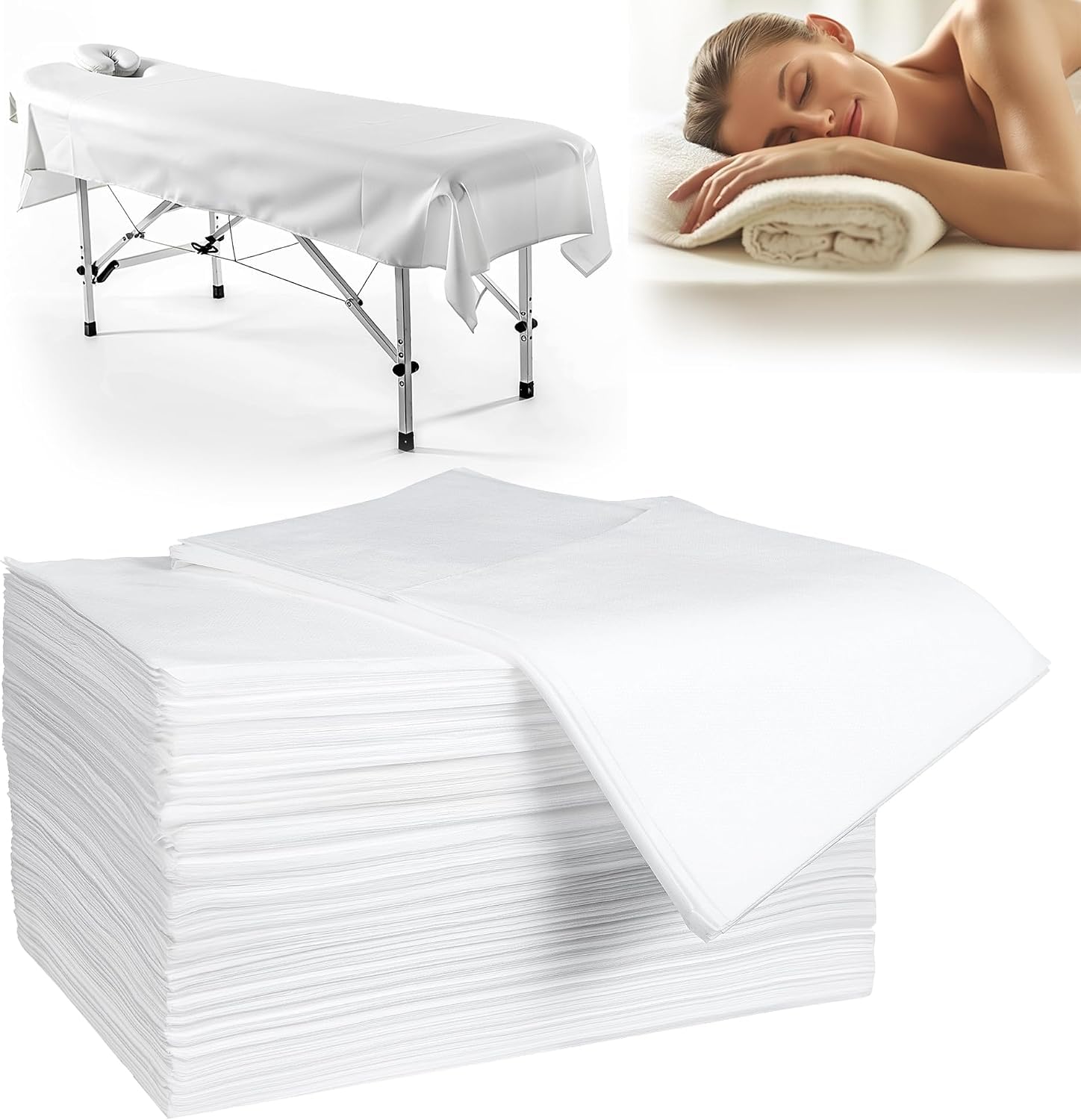 GGYKJSK front pack of 100 disposable sheets showing quantity and size for efficient restocking