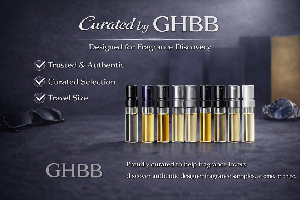 GHBB lifestyle image of morning routine featuring samples for daily use
