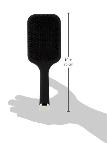 ghd paddle brush on bathroom vanity for polished, at-home finishing