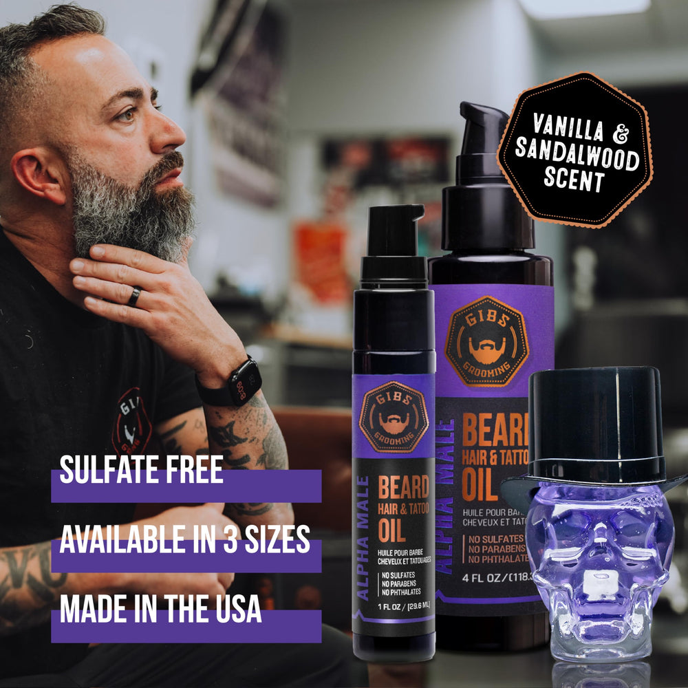 GIBS being massaged into tattooed skin to moisturize and preserve color
