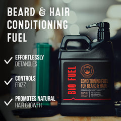 GIBS pump dispensing conditioner highlighting easy, mess-free use