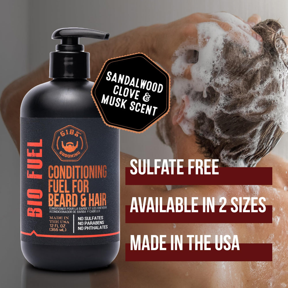 GIBS Biofuel in shower scene showing use after shampoo for convenience