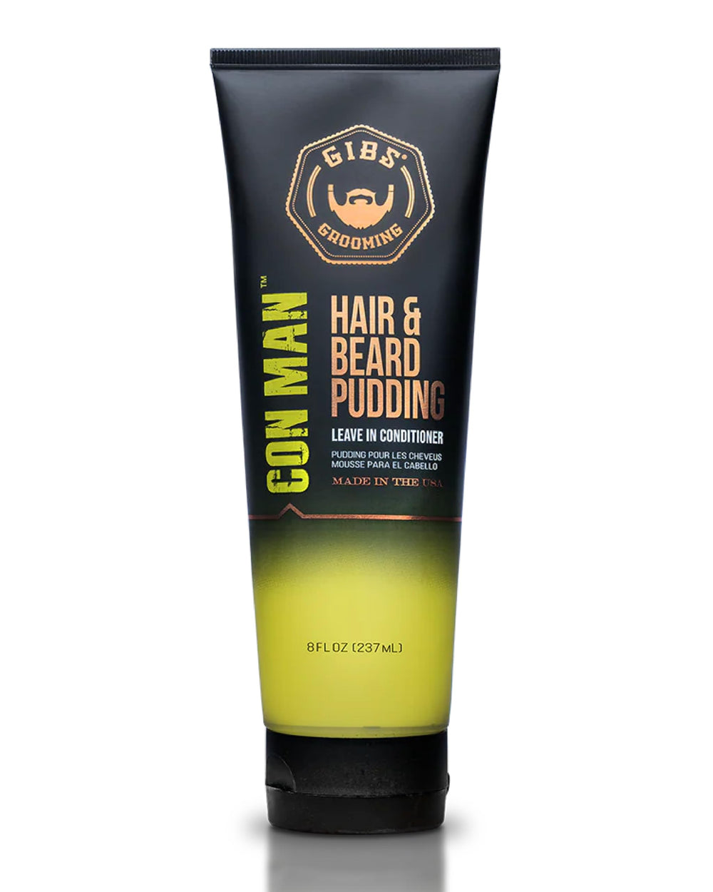 GIBS Con Man front label showing branding and 8 oz size for easy recognition