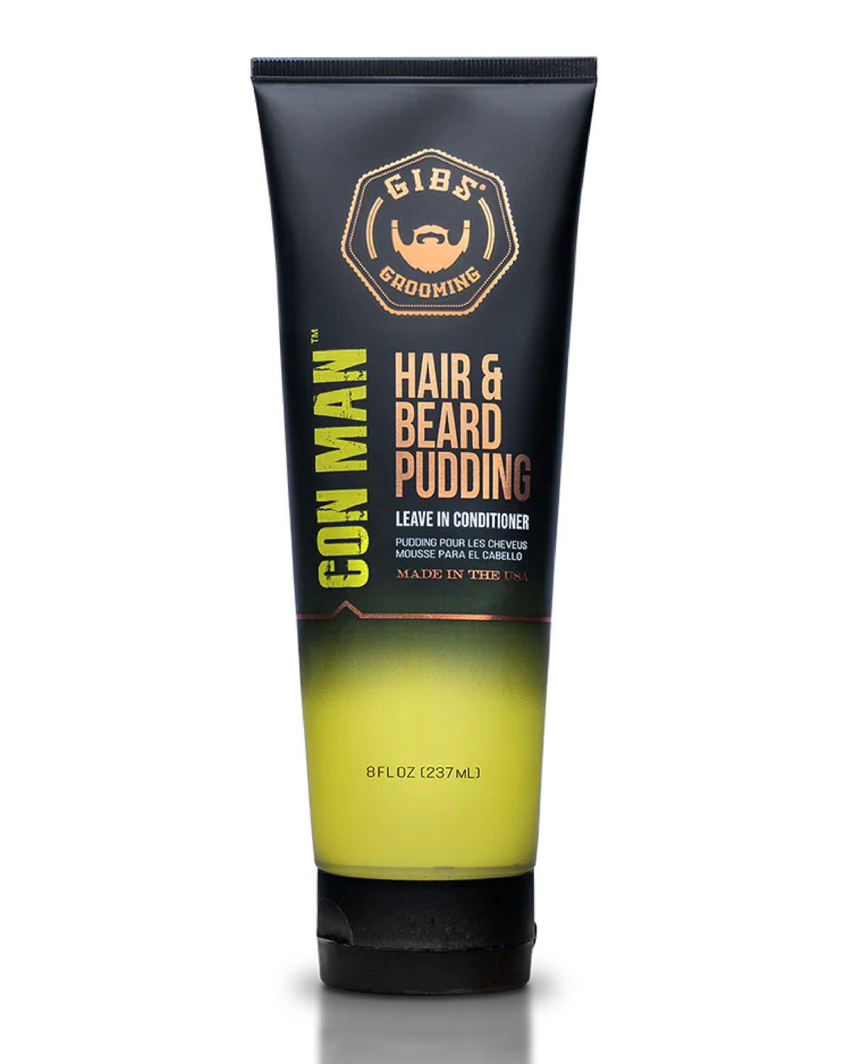 GIBS Con Man front label showing branding and 8 oz size for easy recognition