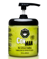 GIBS Con Man front tub showing packaging and size, highlights product benefits