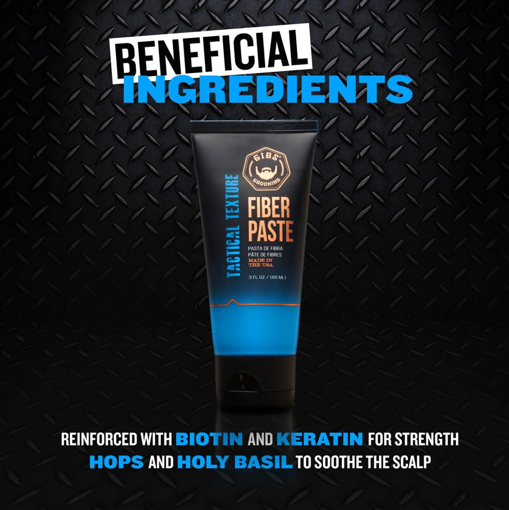 GIBS close-up of paste texture, highlighting fibrous grip and matte finish