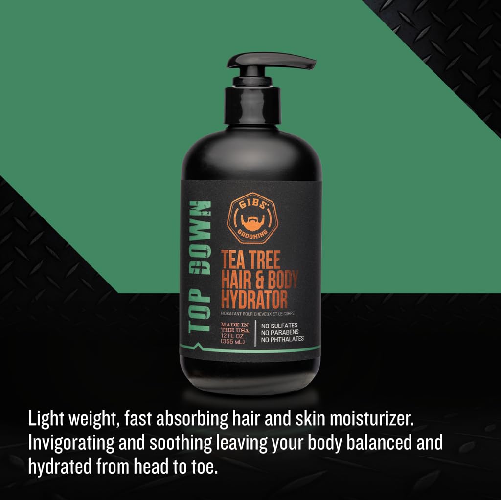 GIBS bottle next to a hand showing 12 oz size and travel-friendly convenience