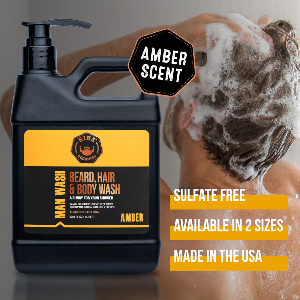 GIBS bottle next to hand showing 33.8 fl oz size for lasting supply