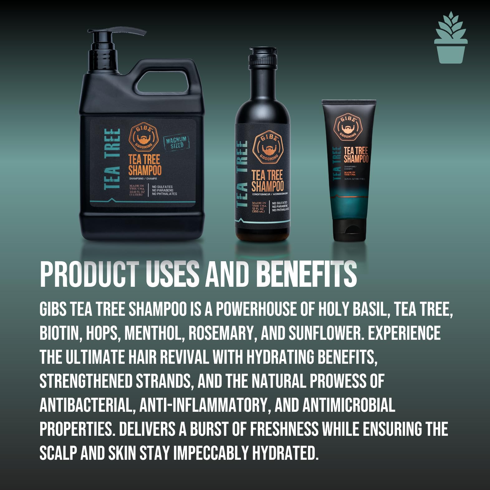 GIBS in-shower application on wet hair demonstrating clarifying cleanse