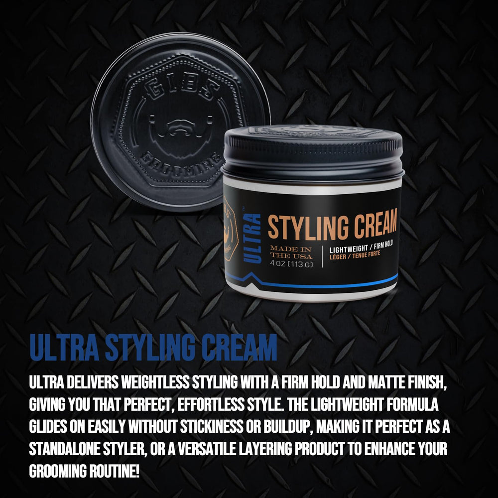 GIBS texture close-up revealing creamy lightweight formula for smooth, nonsticky styling