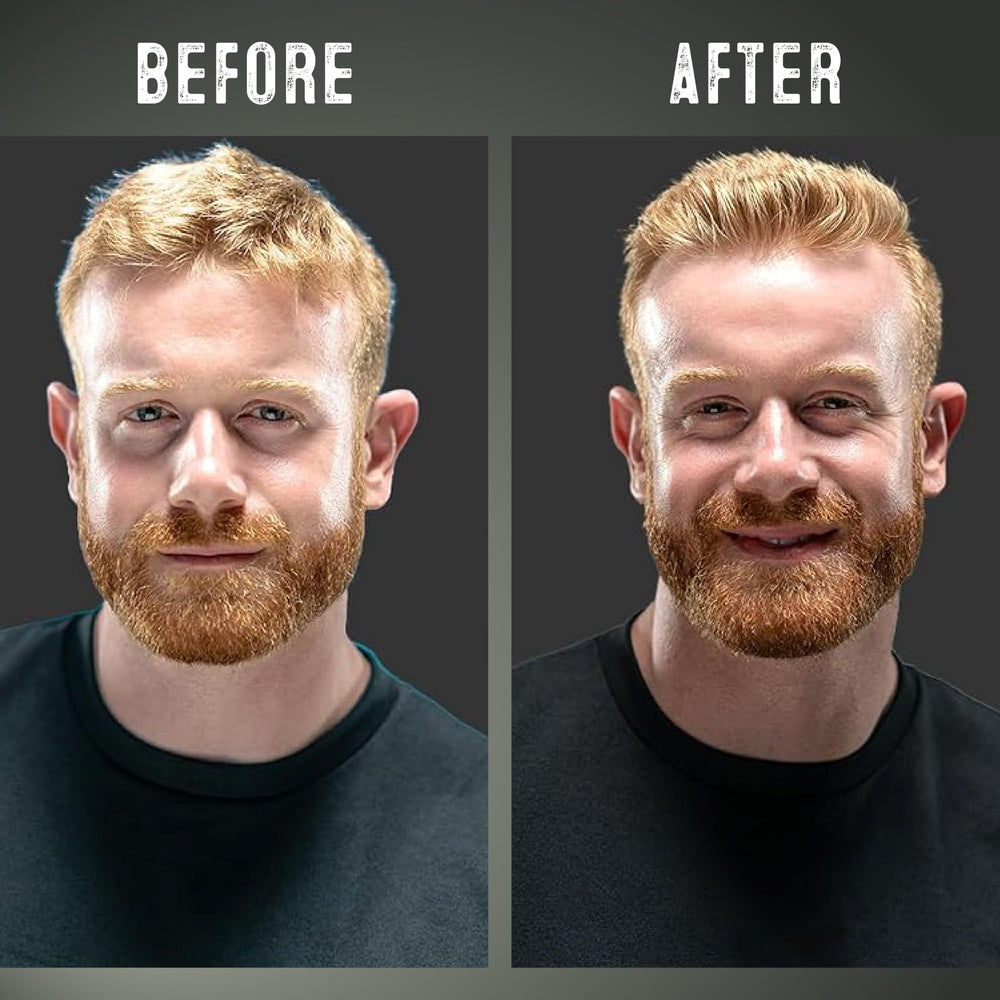 GIBS grooming in-use styling on short hair showing added texture and volume benefit