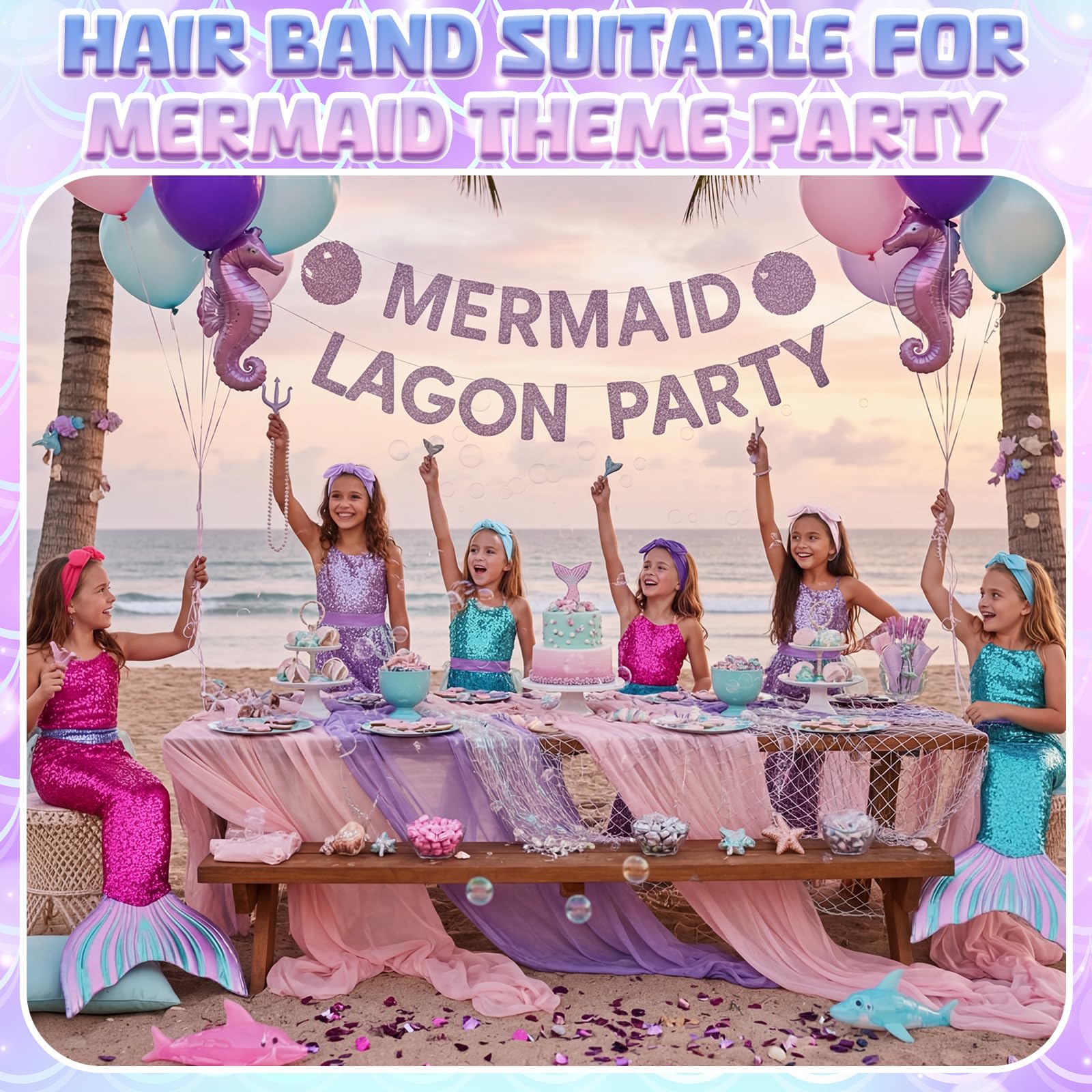 Giegxin folded headbands arranged as party favors for effortless gifting