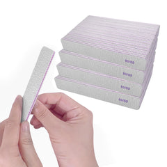 GigaGround file in use on acrylic nails demonstrating fast shaping advantage