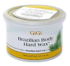 GIGI jar front view showing label and 14 oz size, clear product identification and convenience