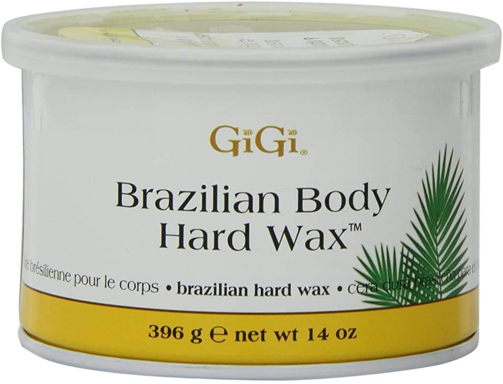 GIGI hard wax tin front view showing compact tin for easy storage and hygienic use