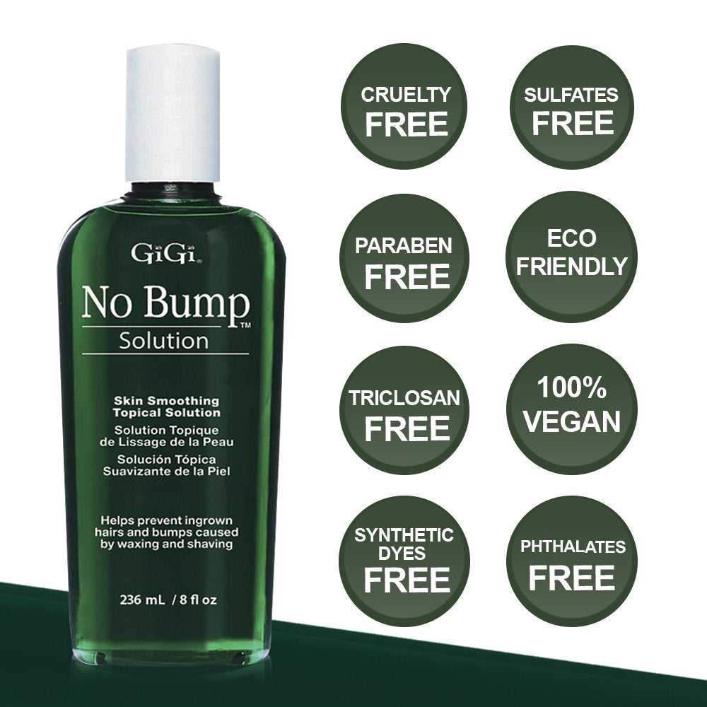 GIGI used on freshly waxed legs showing smoother, bump-reduced skin