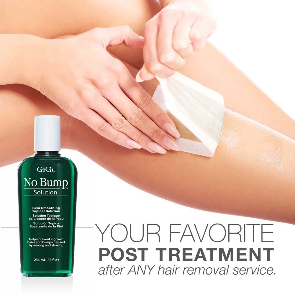 GIGI clear solution pouring to show thin texture for easy absorption benefit