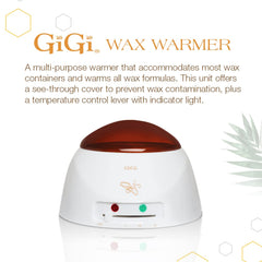 GiGi stainless-steel melting chamber detail for fast, even wax heating and durability