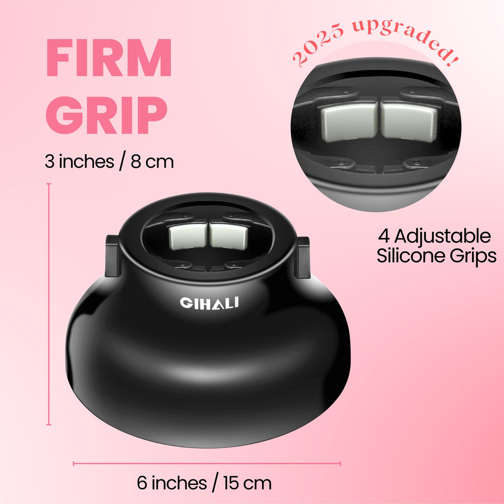 GIHALI diffuser side profile highlighting one-hand clamp button for quick install