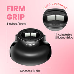 GIHALI diffuser side profile highlighting one-hand clamp button for quick install