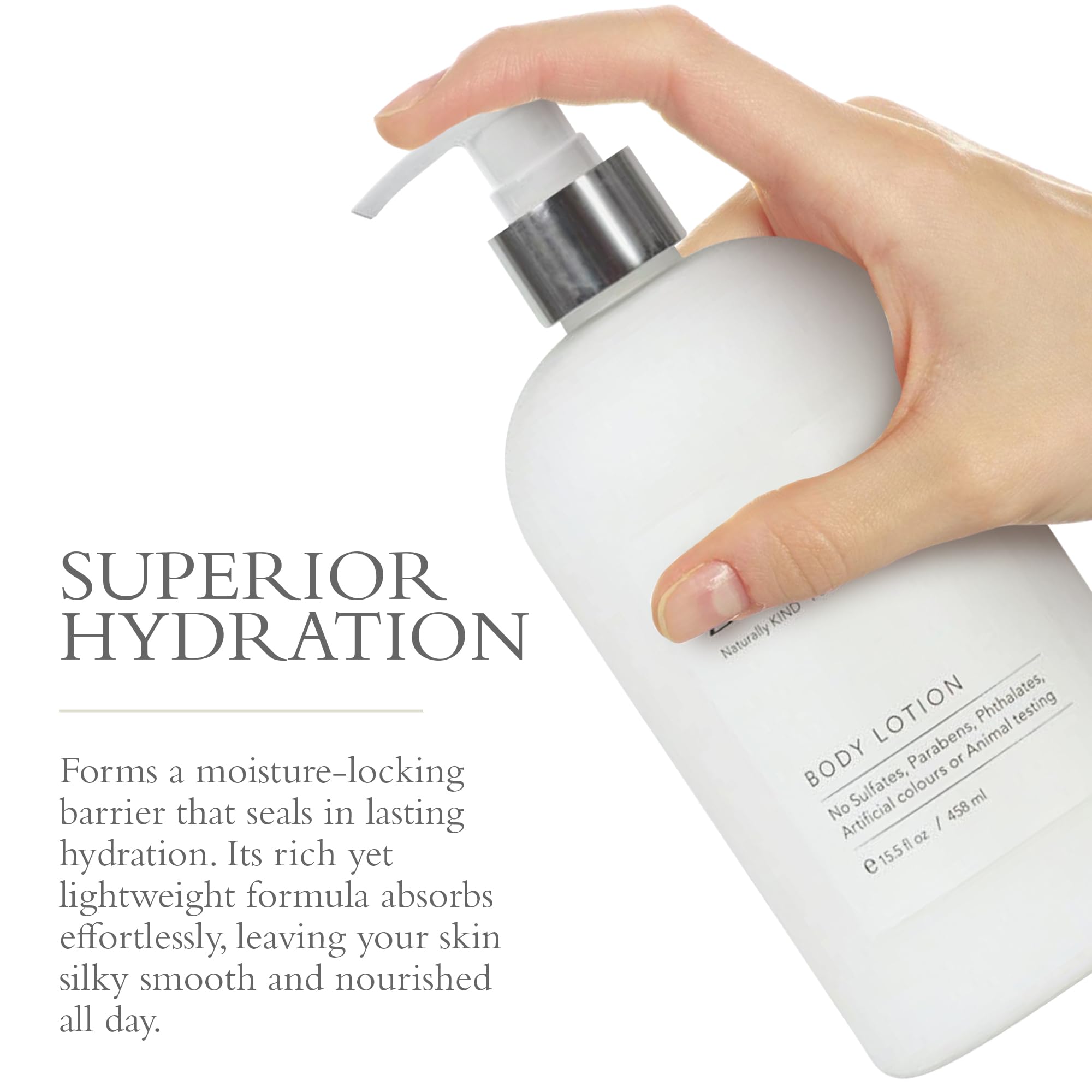 Gilchrist & Soames cream texture on skin illustrating fast absorption and lightweight hydration