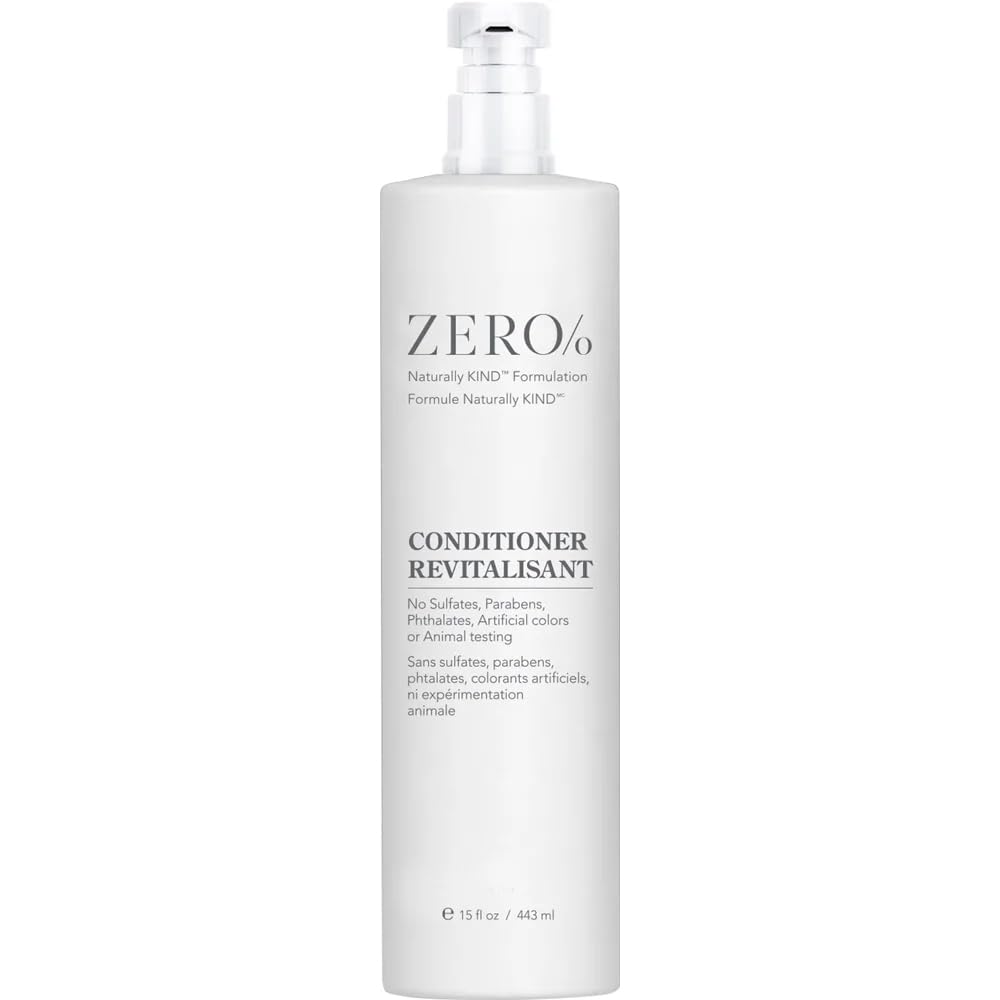 Gilchrist & Soames front bottle showing ZERO% conditioner and clean formula benefit